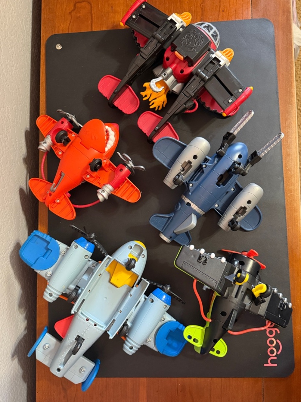Vintage Fisher Price Imaginext Airplane Sky Racer Tornado Twin Eagle Tiger Shark - Picture 9 of 16
